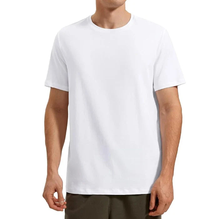 White - Men’s Cotton Short Sleeve T-Shirt