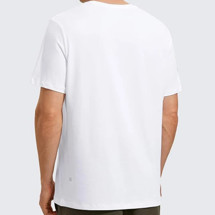 White - Men’s Cotton Short Sleeve T-Shirt
