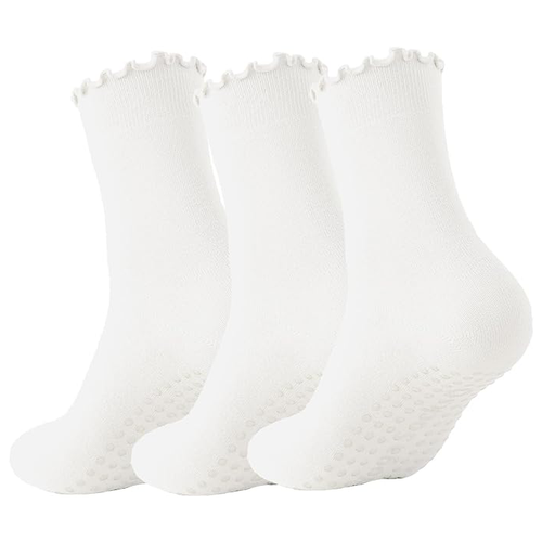3 Pairs Pilates Socks with Grips