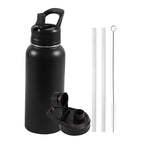 Black - 32oz Insulated Stainless Steel Water Bottle