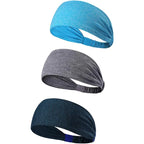 3PACK Lightweight Sweat Headbands