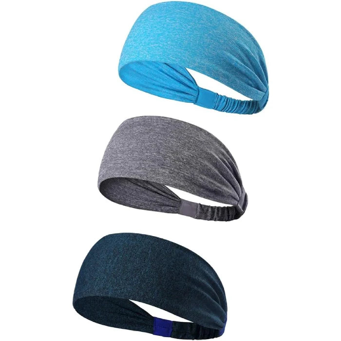 3PACK Lightweight Sweat Headbands