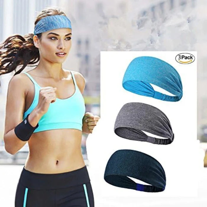 3PACK Lightweight Sweat Headbands