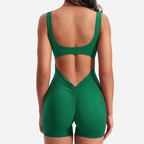 Green - Women’s One-Piece Workout Jumpsuit