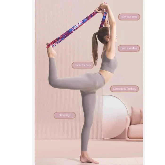 Yoga Strap for Stretching - Pack of 3