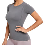 Grey - Workout Shirts for Wome