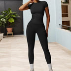 Black - 2-Piece Workout Set for Women