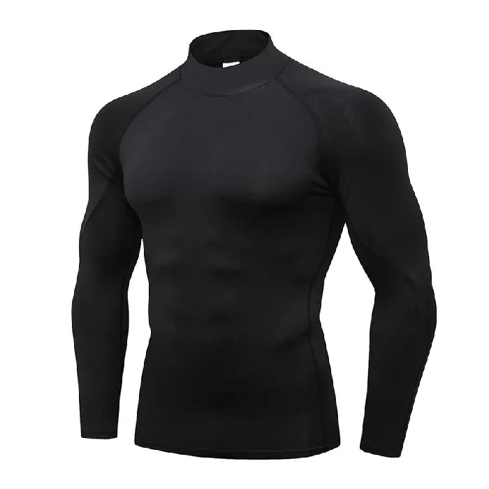 Black - Men’s Compression Long Sleeve Shirt